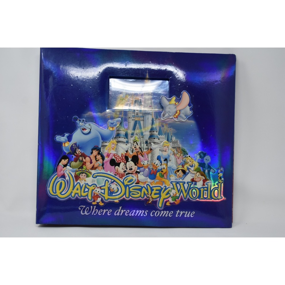Vintage Walt Disney World "Where Dreams Come True" Scrapbook Album Photo Frame B